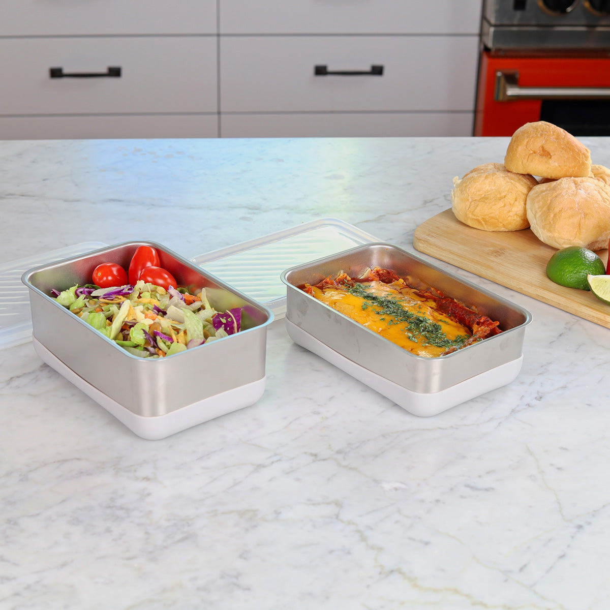 Microwave Safe Stainless Steel Set - image 6