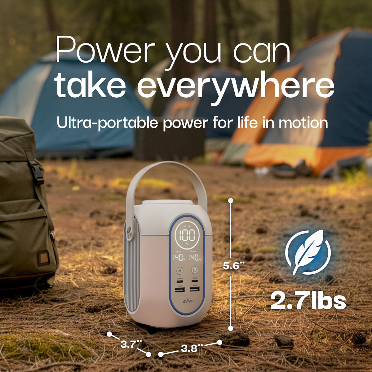 Portable Power Station with Light - image 6