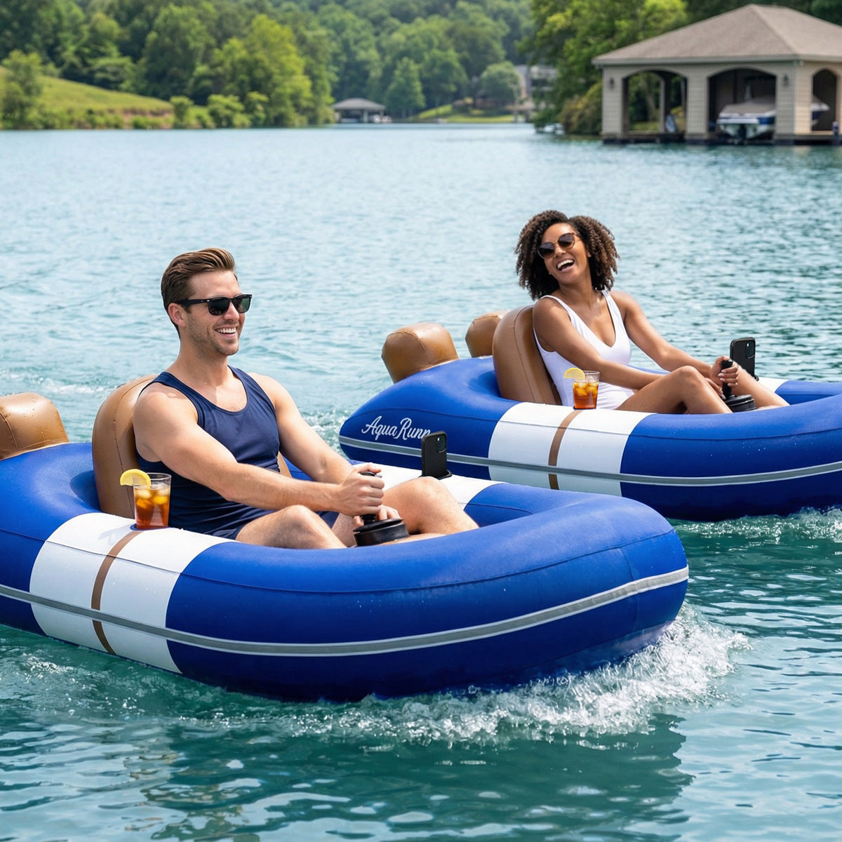 Motorized Pool and Lake Boat - image 3