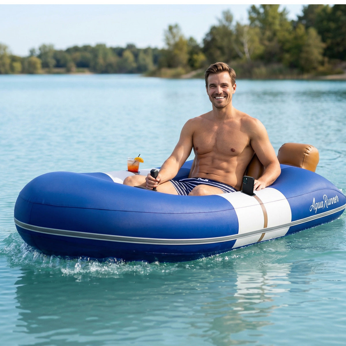Motorized Pool and Lake Boat - image 4