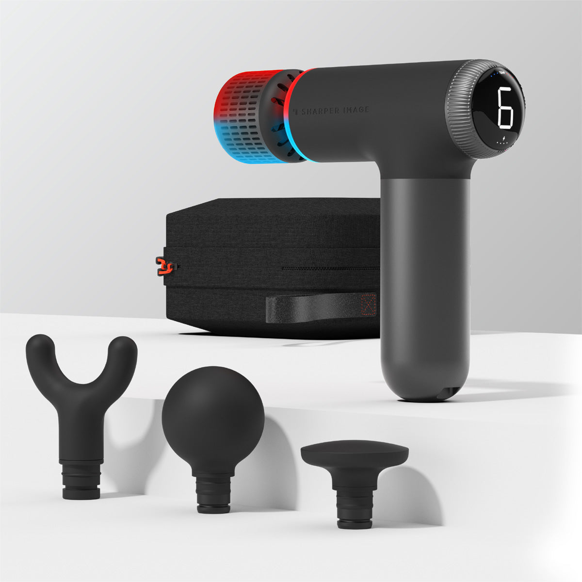 PowerBoost Pro Plus Hot and Cold Compact Massage Gun by Sharper Image - image 3