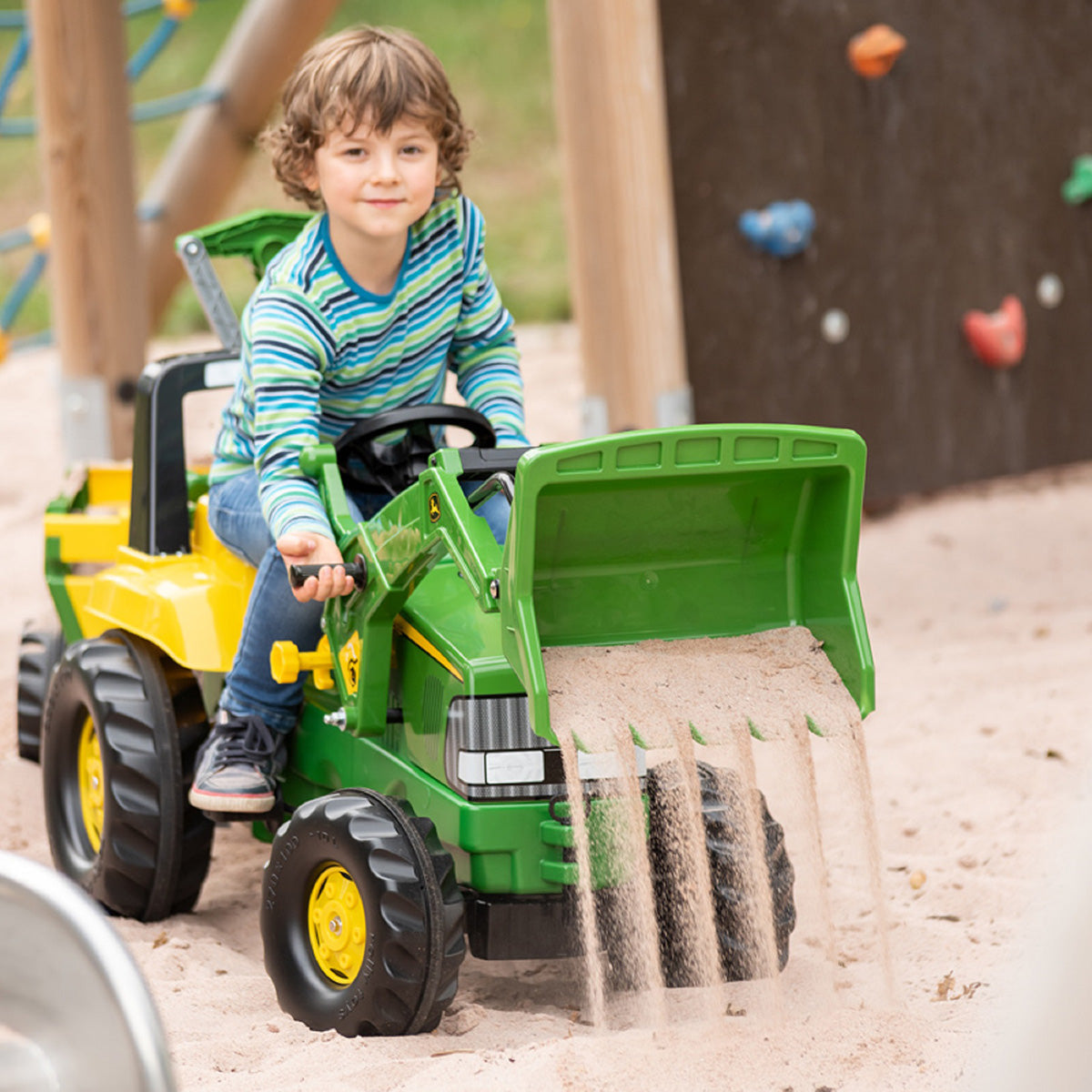 John Deere Pedal Loader With Backhoe - image 3