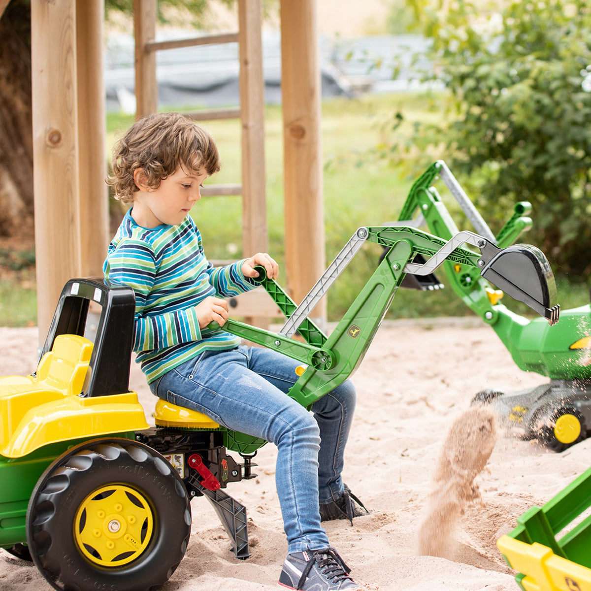 John Deere Pedal Loader With Backhoe - image 4
