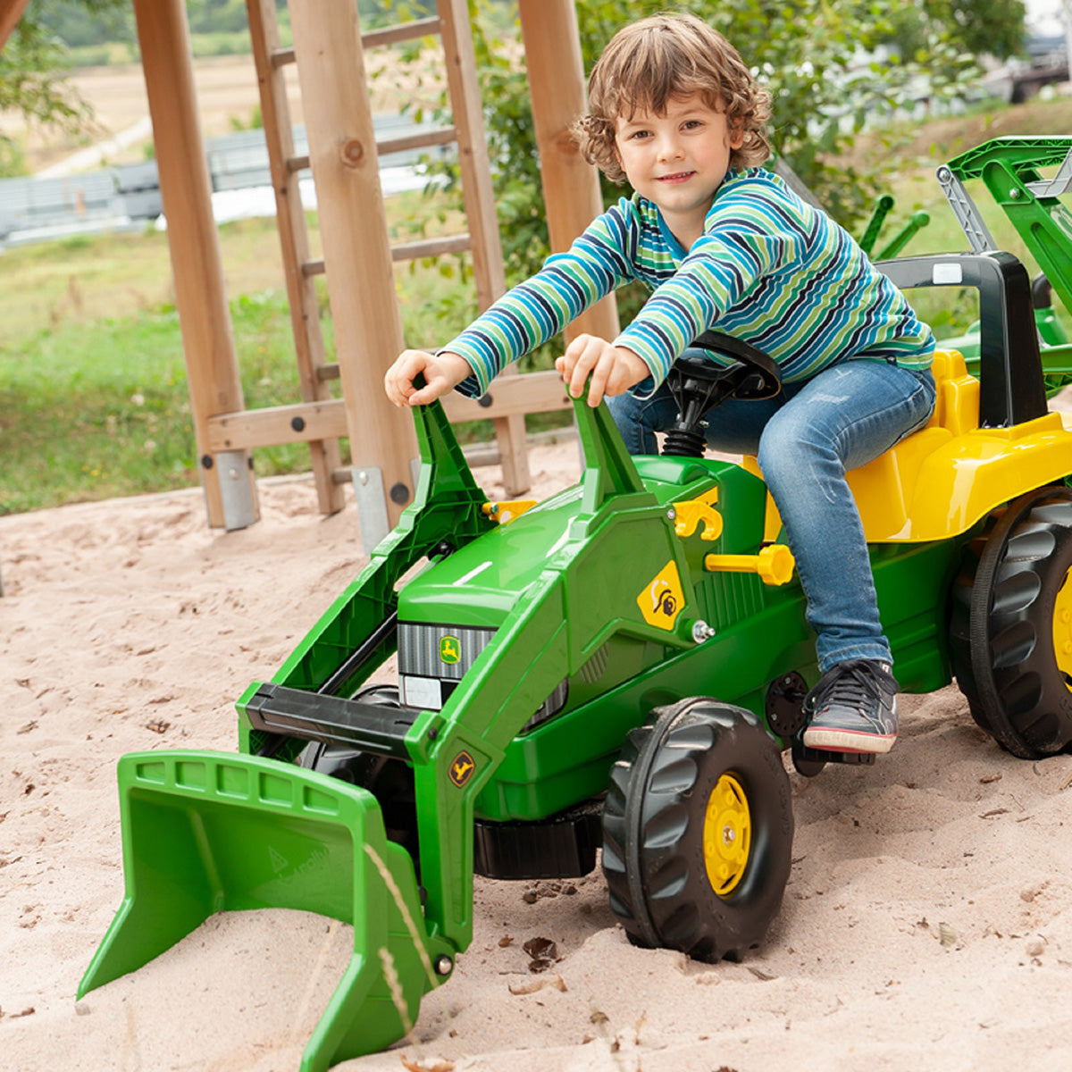 John Deere Pedal Loader With Backhoe - image 5