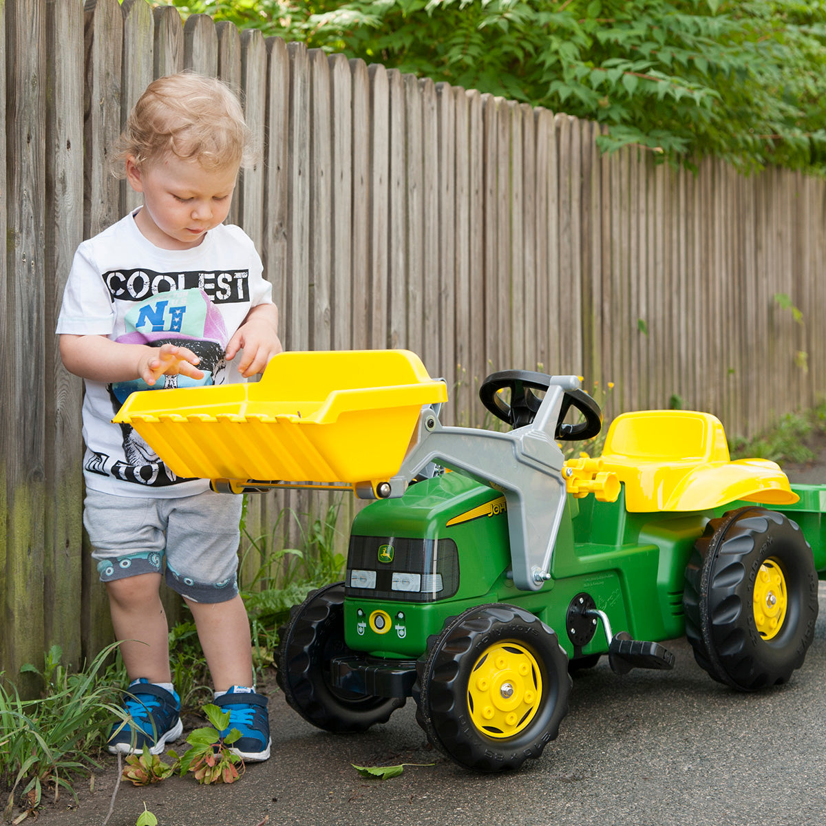 John Deere Pedal Tractor With Loader - image 6