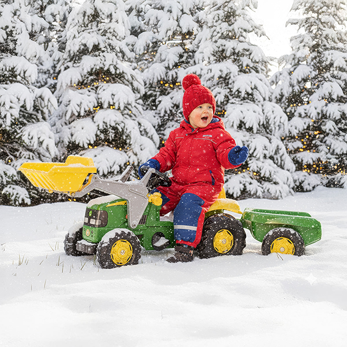 John Deere Pedal Tractor With Loader - image 7
