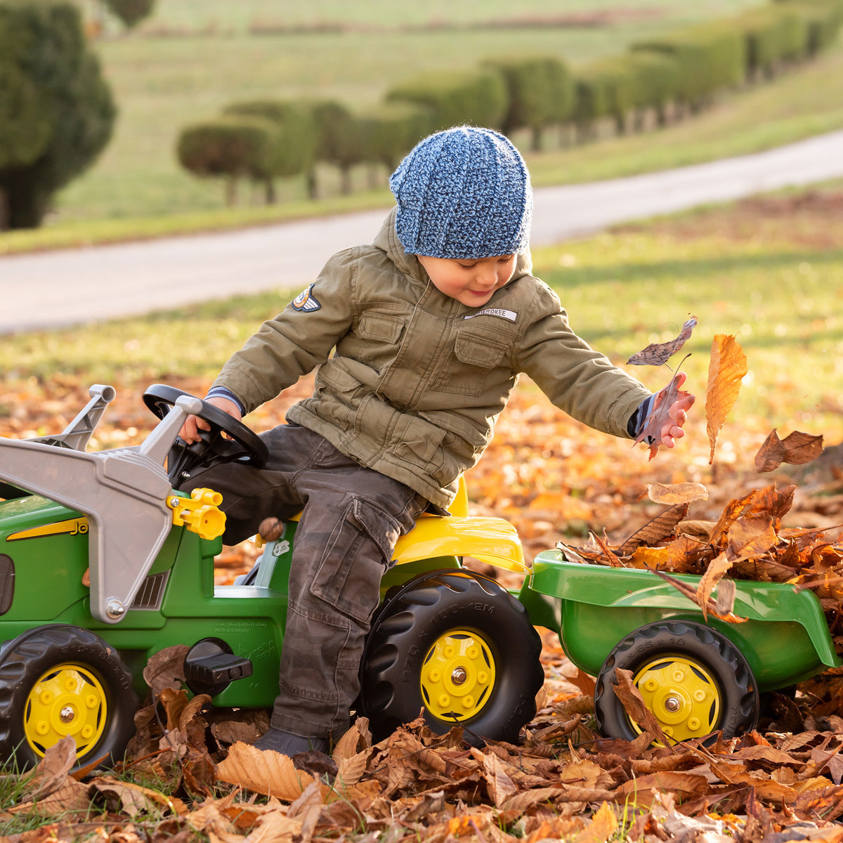 John Deere Pedal Tractor With Loader - image 8