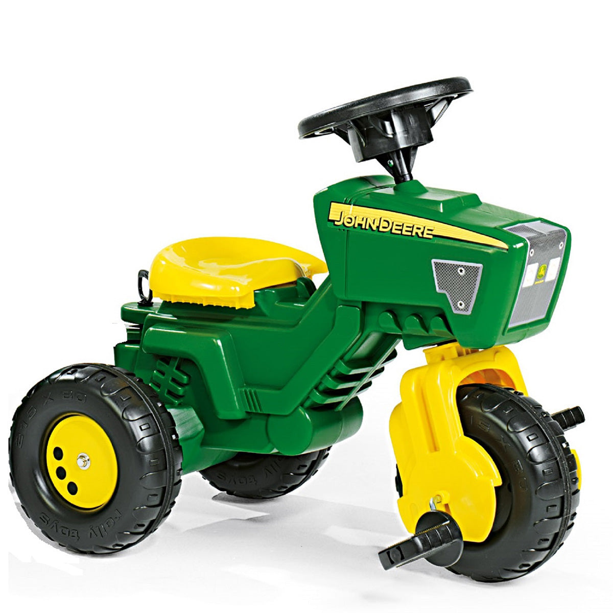 John Deere 3-Wheeled Pedal Tractor With Trailer - image 8