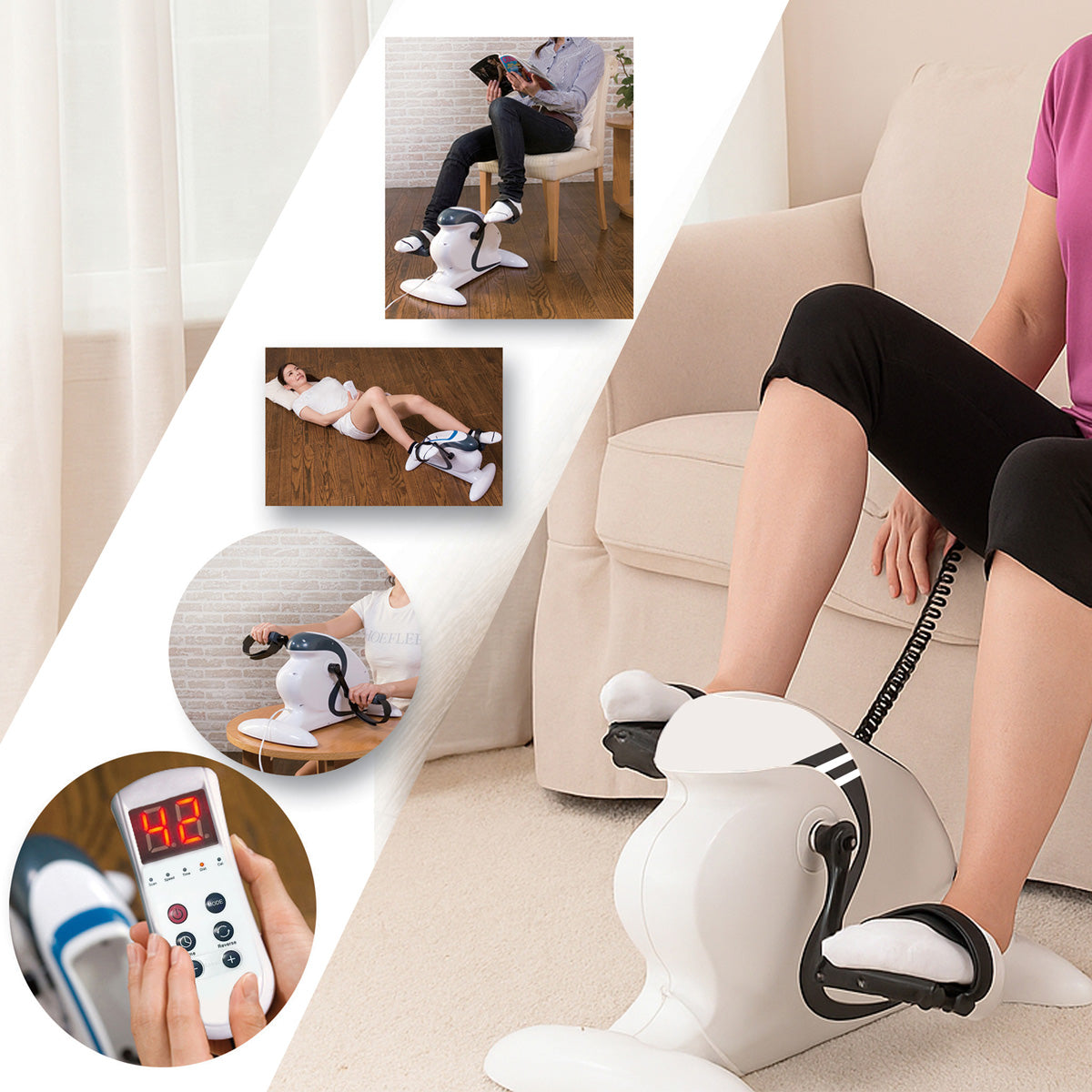 Compact Motorized Smart Exercise Bike - image 5