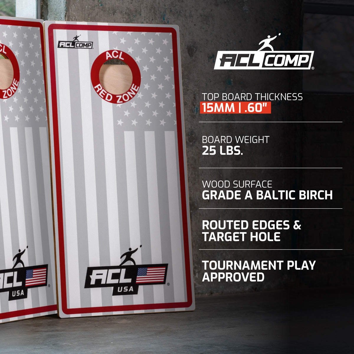American Cornhole League ACL COMP 2x4 Cornhole Board - USA Edition - image 5