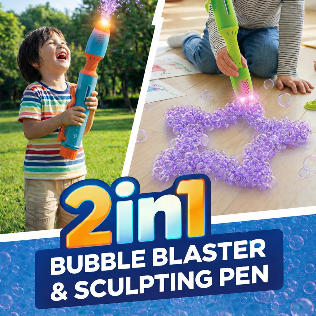 Glow FX Bubble Pen (Set of 2) - image 2