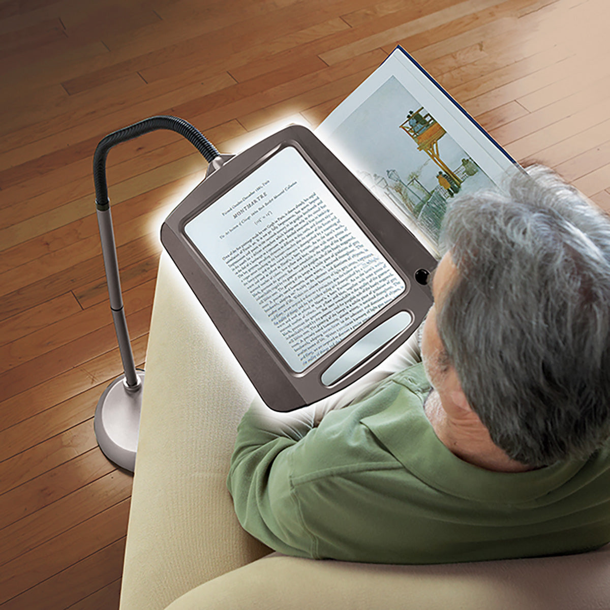 Full-Page Floor Magnifying Lamp - image 3