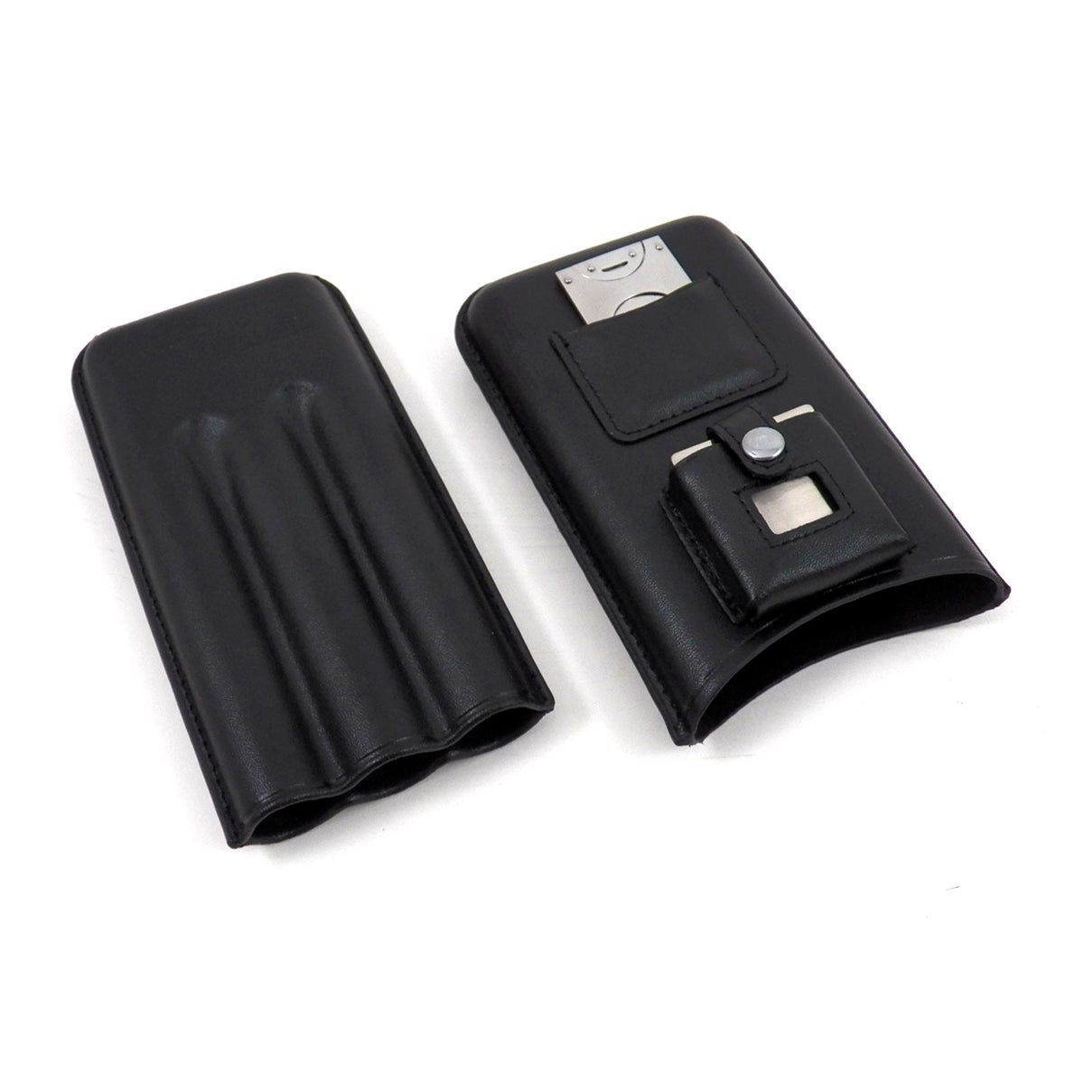 3 Cigar Holder with Cutter and Lighter - image 2