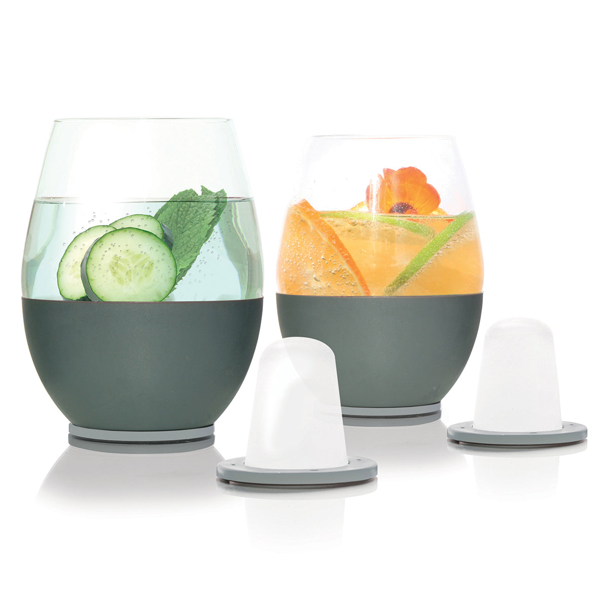The First Self Chilling Glassware (Set of 2)