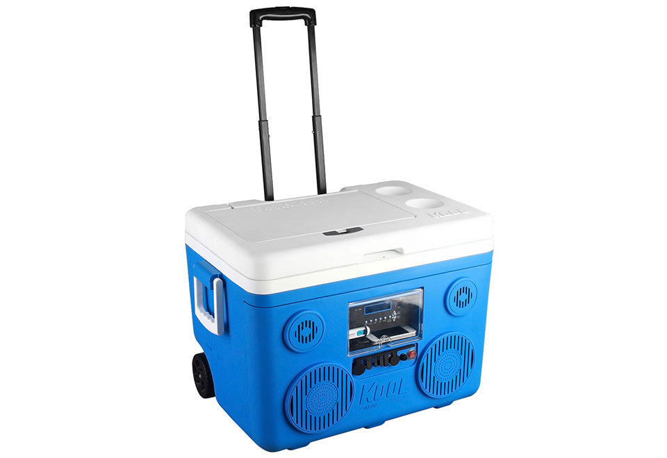 40-Qt. Rolling Cooler with Bluetooth Sound System - image 4