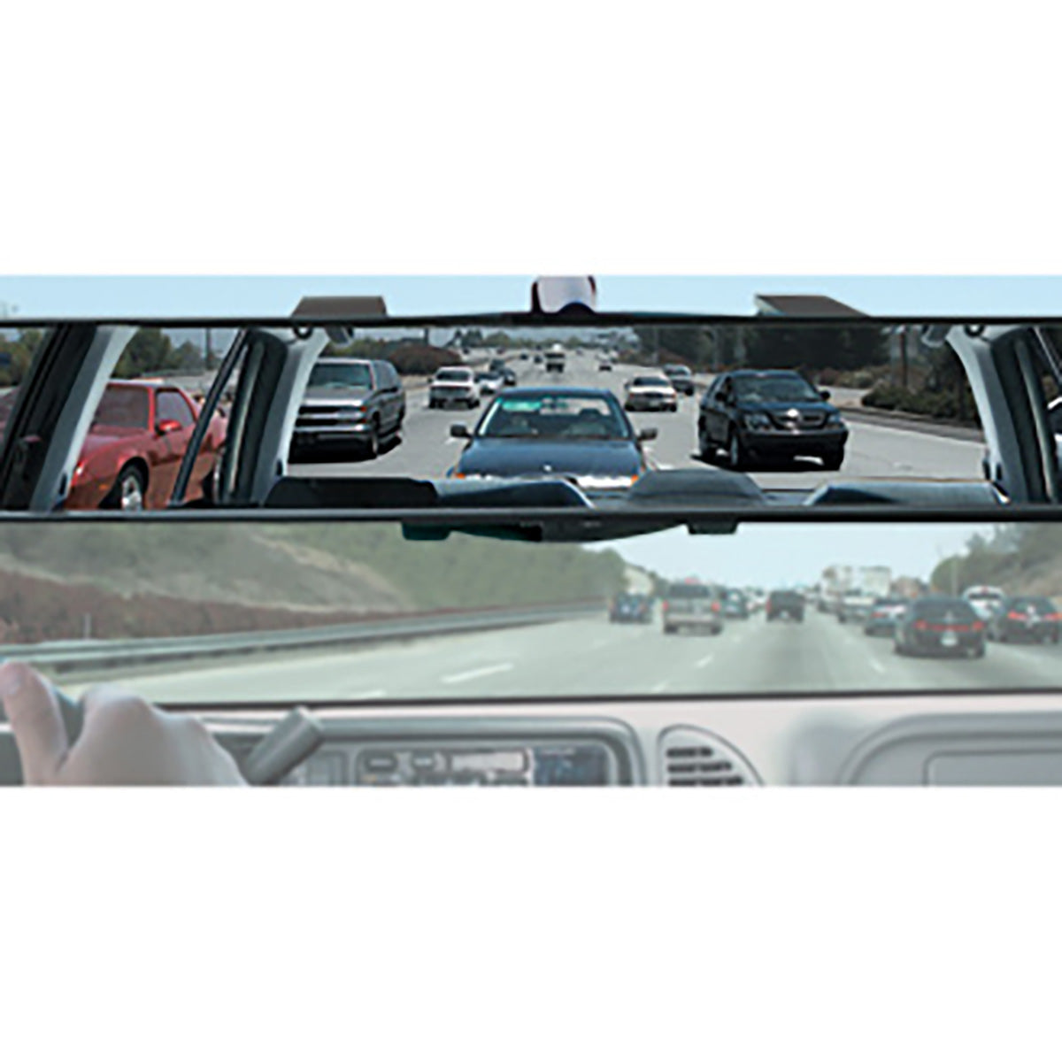 Panoramic Rearview Mirror by Sharper Image - image 2