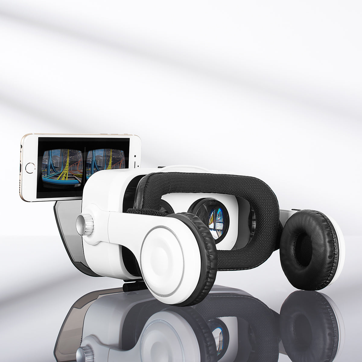 Bluetooth VR Headset with Earphones by Sharper Image - image 2