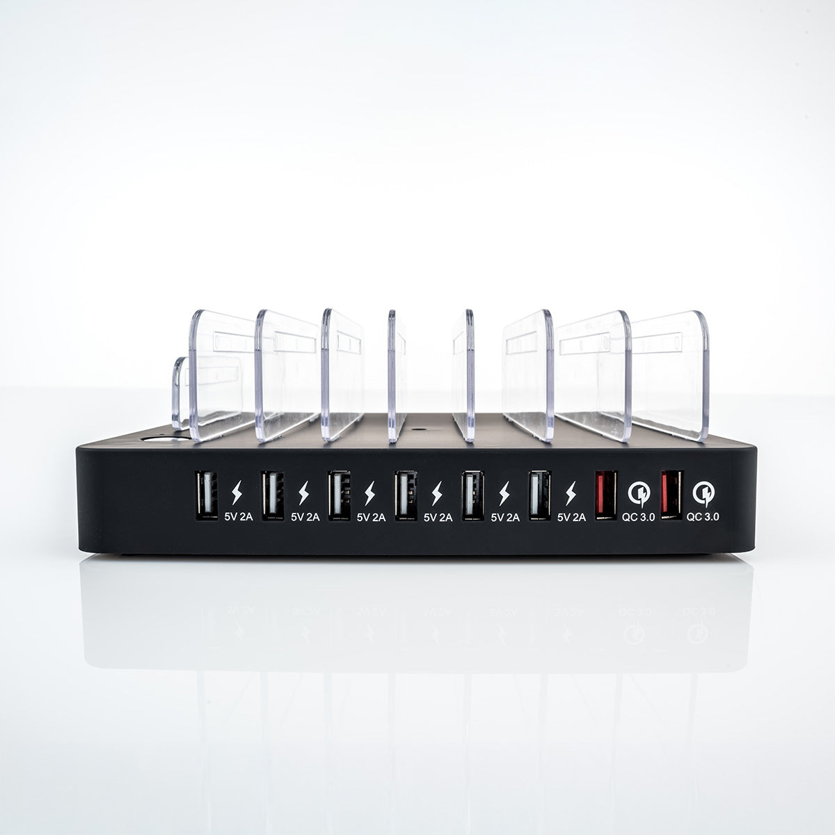8 Device Quick Charging Station by Sharper Image - image 3