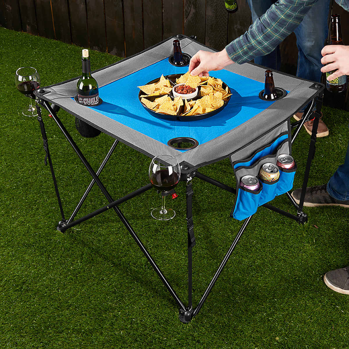 Folding Pop-Up Tailgate Table