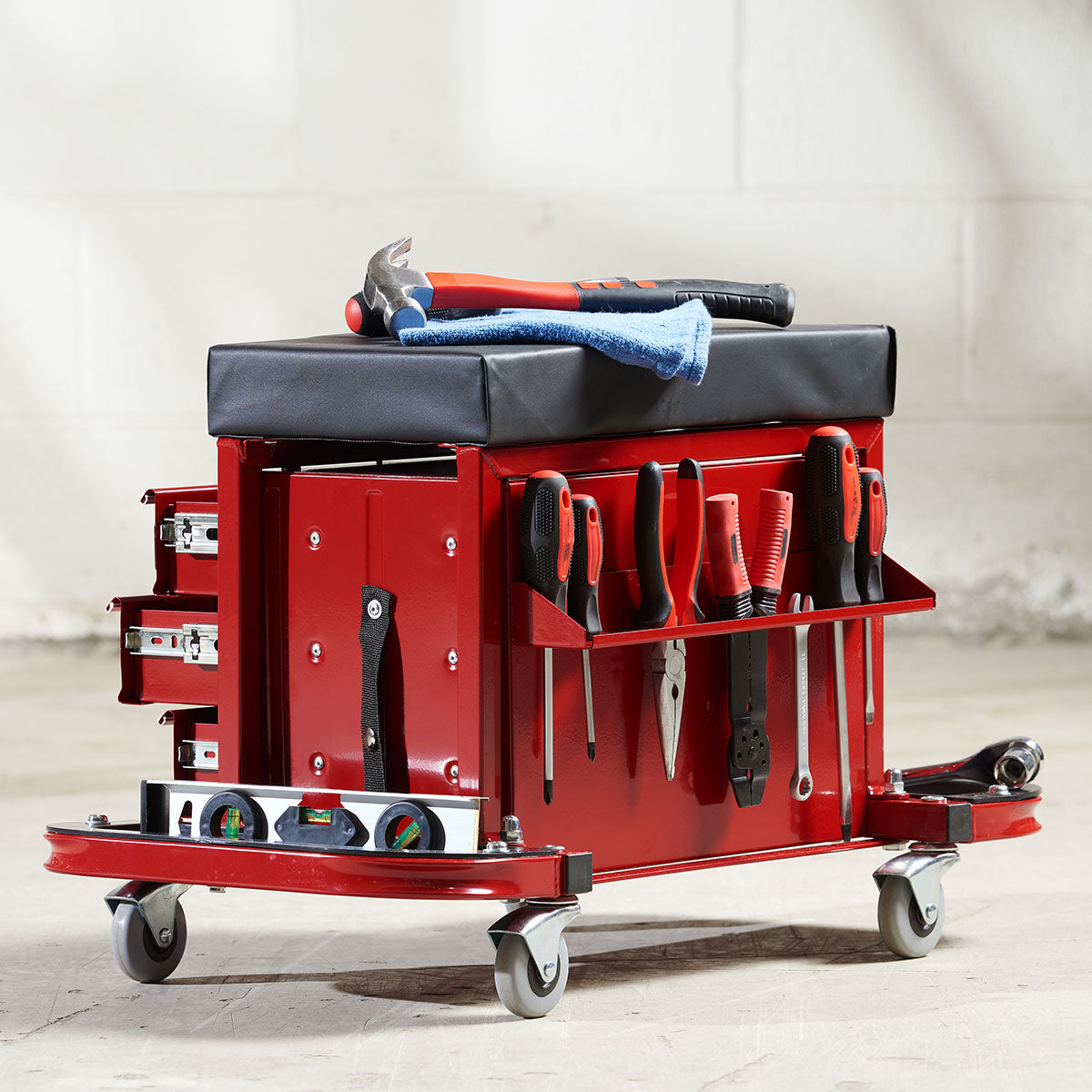 Rolling Toolbox Stool by Sharper Image - image 8