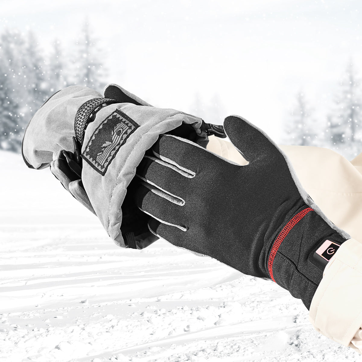 Wireless Rechargeable Warming Glove Liners by Sharper Image