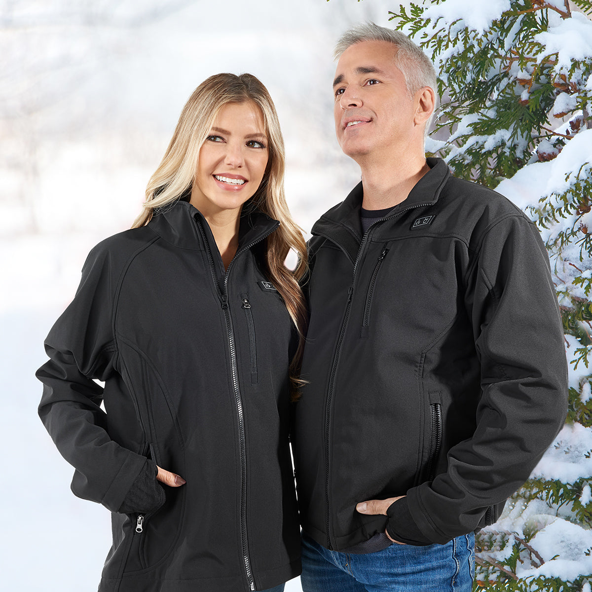 Women's Rechargeable Heated Softshell Jacket by Sharper Image - image 4