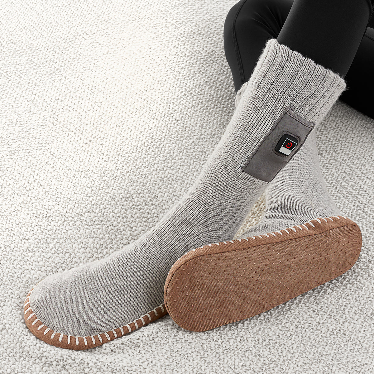 Heated Slipper Socks by Sharper Image