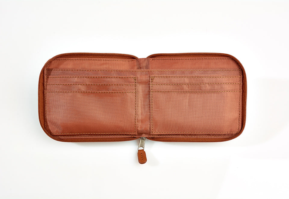 Minimalist Zippered RFID Front Pocket Wallet - image 7