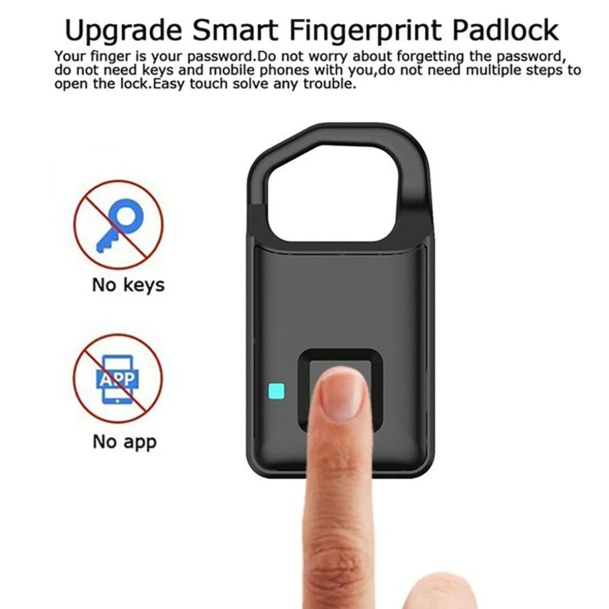 Fingerprint Travel Lock - image 5
