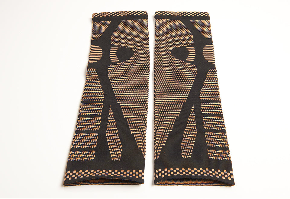 Copper Infused Full Leg Compression Sleeves by Sharper Image (Set of 2) - image 2
