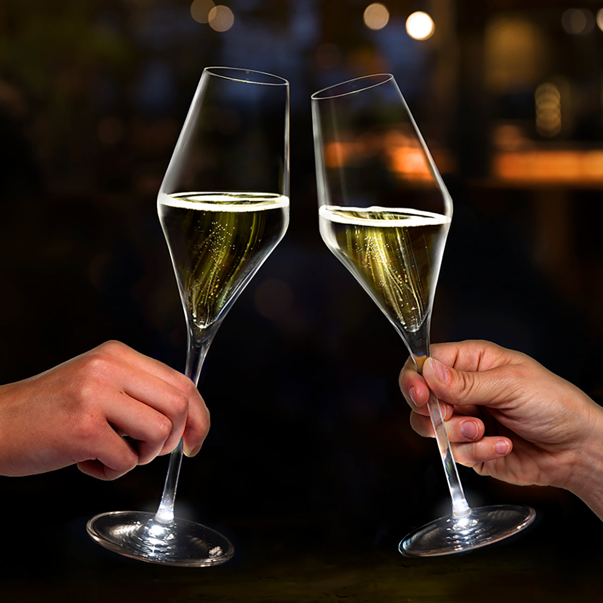 Light-Up Toasting Flutes (Set of 2) - image 2