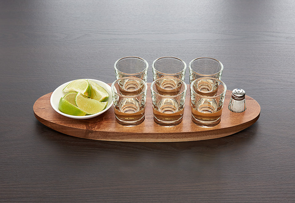 Deluxe Shot Glass Tray Set