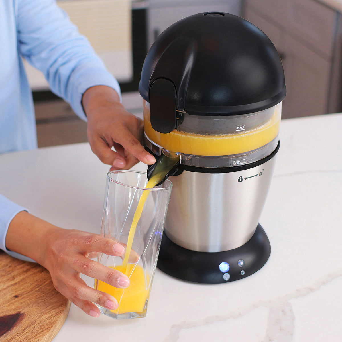 Hands Free Citrus Juicer