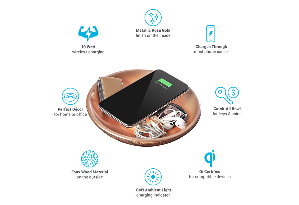 Wireless Charging Valet Bowl - image 2