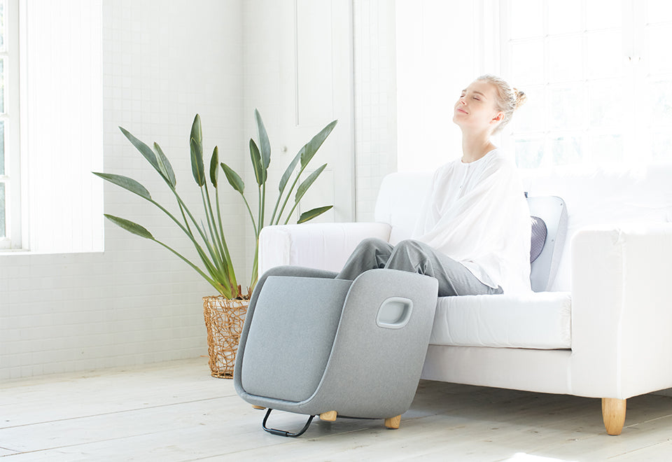 Foot and Calf Massaging Ottoman - image 2