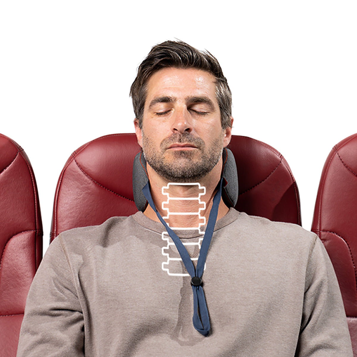 Neck Aligning Comfort Travel Pillow - image 3