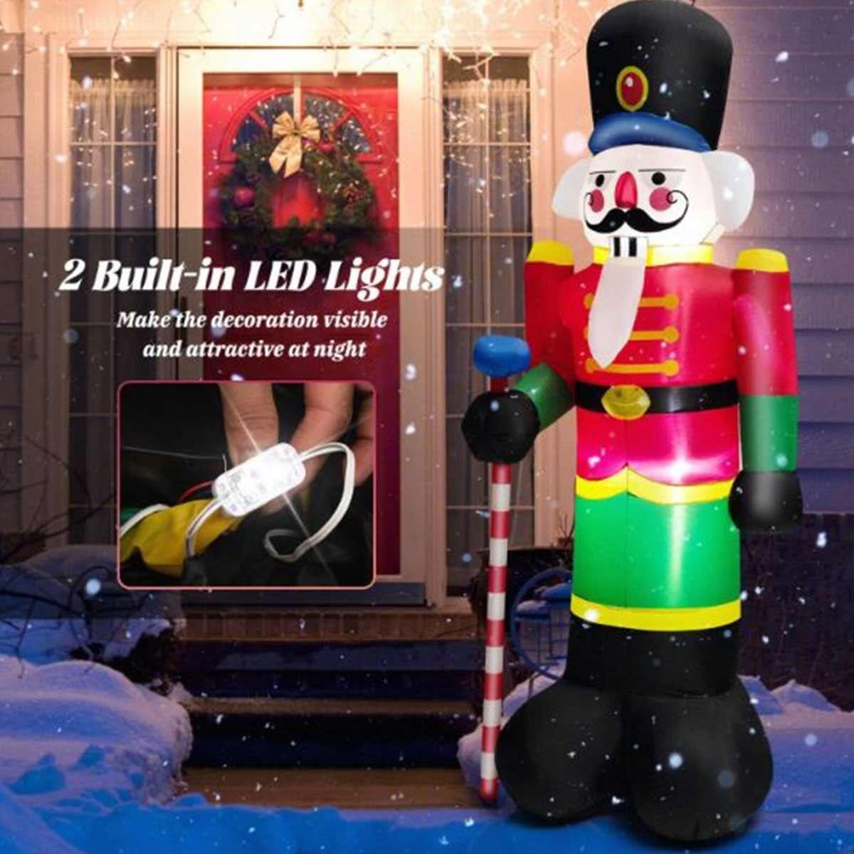 8-Ft. Inflatable Nutcracker Soldier - image 4