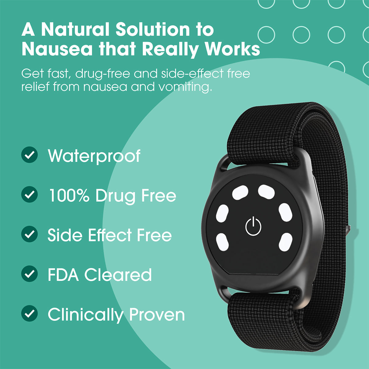 Waterproof Anti-Nausea Sports Wristband - image 5