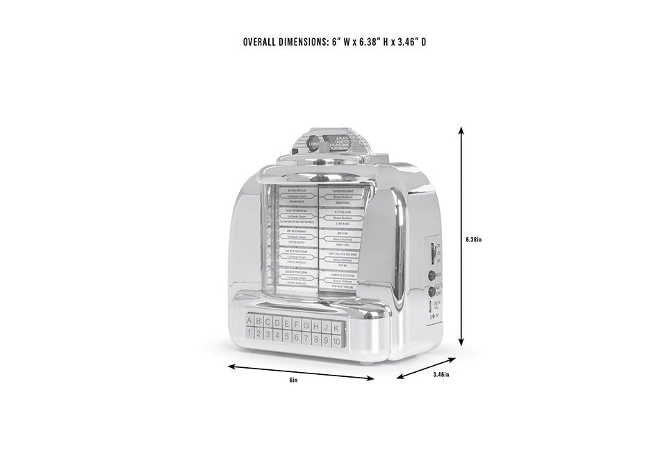Tabletop Diner Jukebox Radio with Bluetooth - image 10