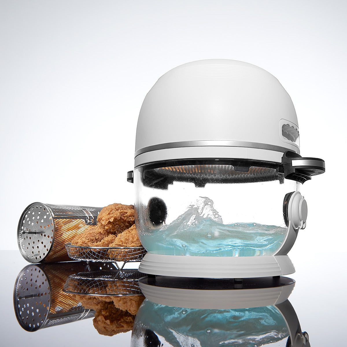 Self-Cleaning Glass Bowl Air Fryer