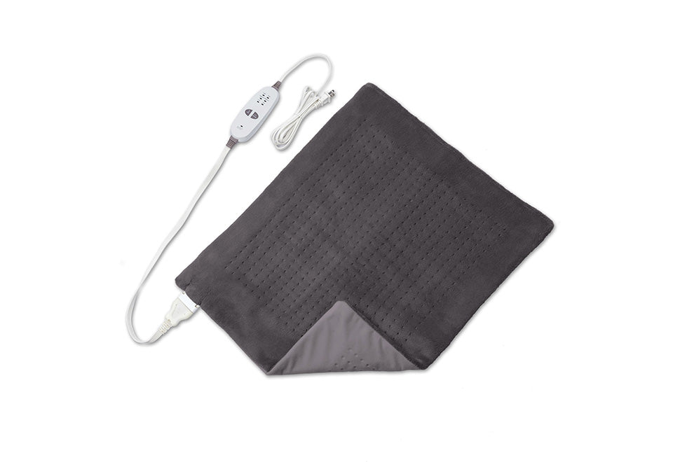 XXL Wide Calming Heat™ Massaging Weighted Heating Pad by Sharper Image