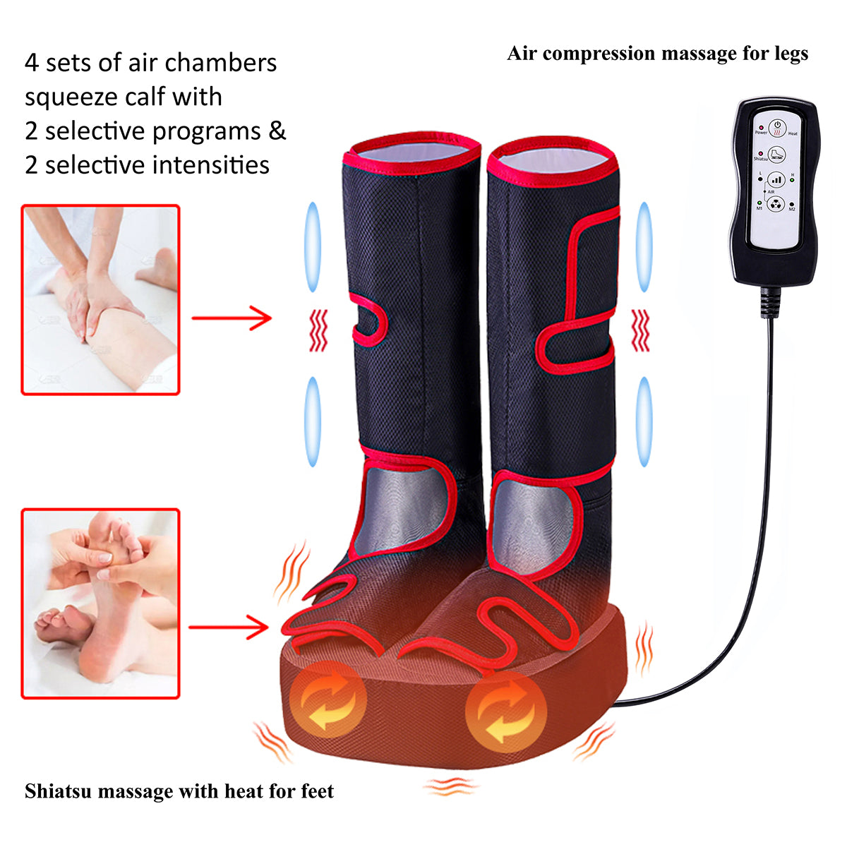 Foot and Calf Air Compression Massager - image 3