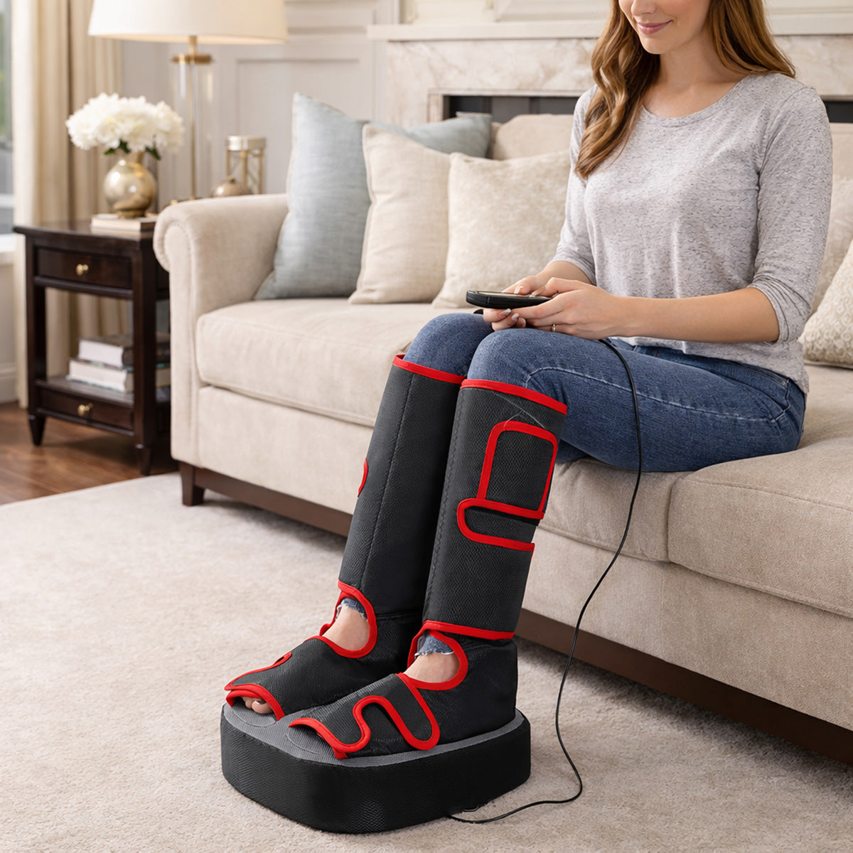 Foot and Calf Air Compression Massager - image 6