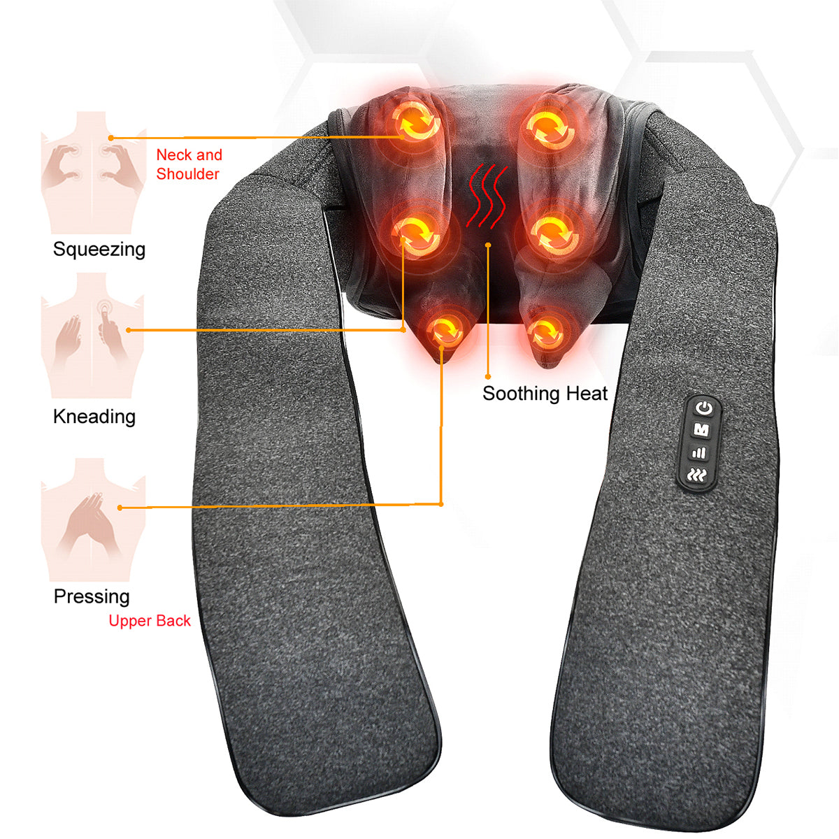 5D Neck and Shoulder Massager with Heat - image 3