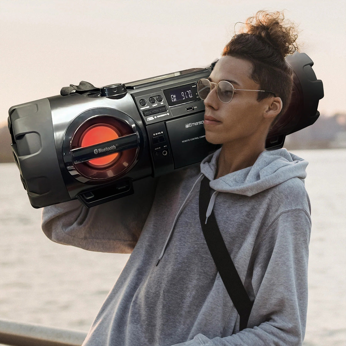 Dual Subwoofer Bluetooth Boombox - image 6