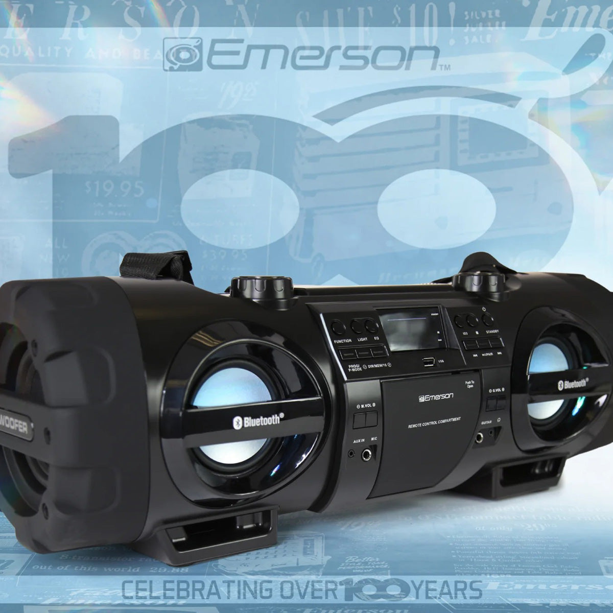 Dual Subwoofer Bluetooth Boombox - image 21