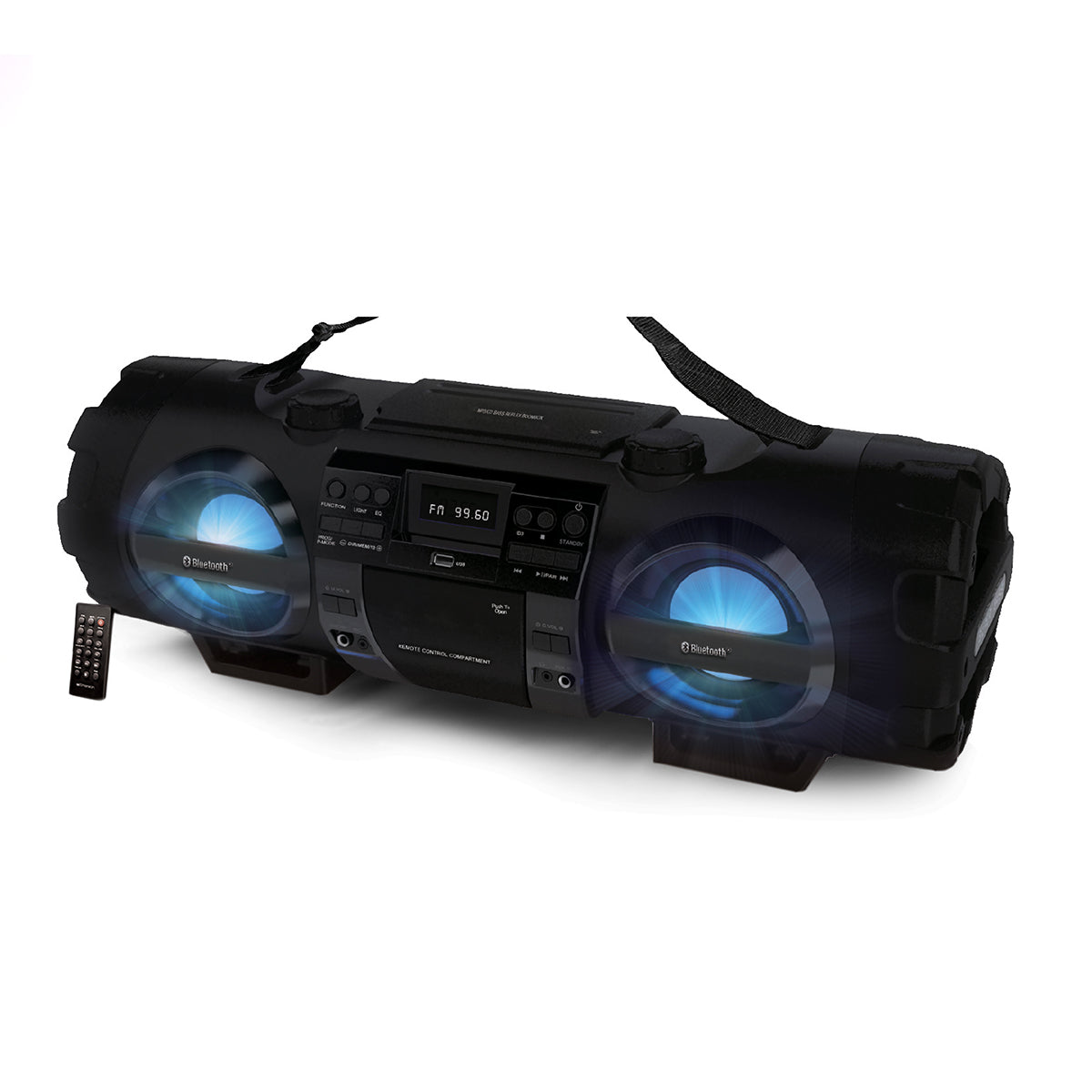 Dual Subwoofer Bluetooth Boombox - image 2