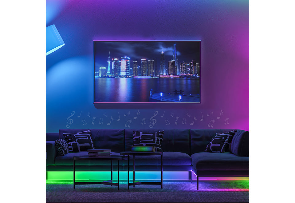 16.4' Sound Reactive LED Light Strip - image 2