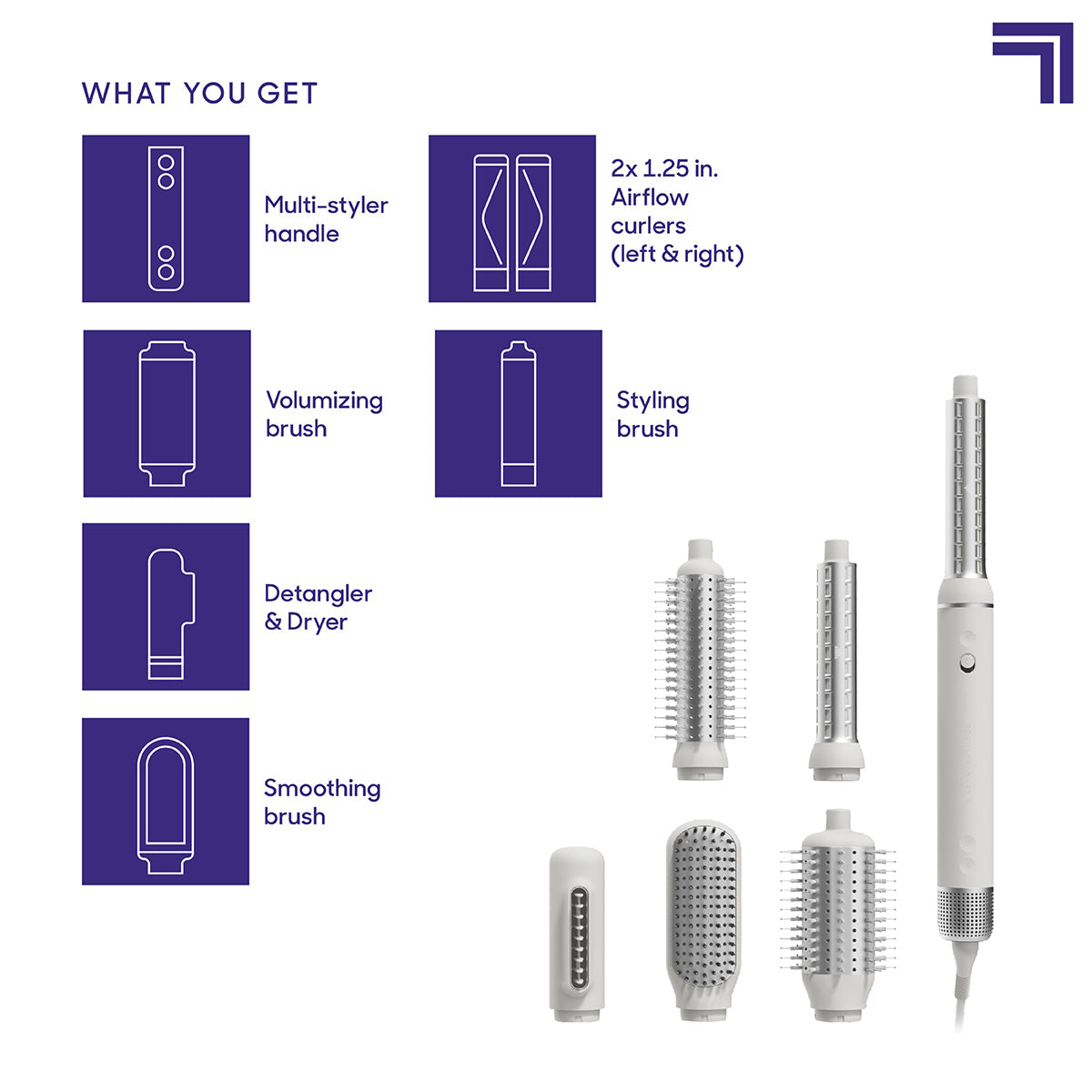 Sharper Image Revel Hair 6-in-1 Multi-Styler - image 9