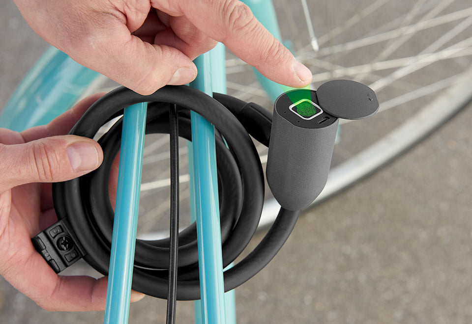 5' Fingerprint Cable Bike Lock